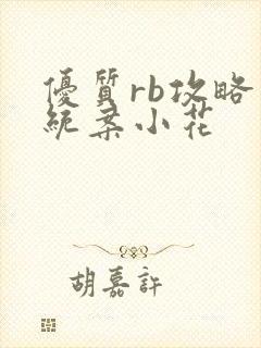 优质rb攻略系统案小花