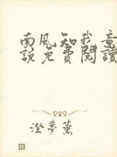 南风知我意 小说免费阅读