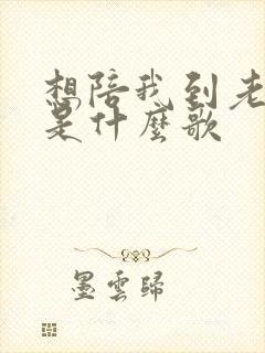 想陪我到老的人是什么歌