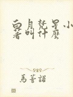 白月梵星小说原著叫什么