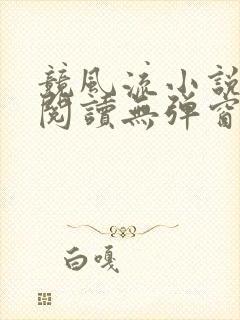 竞风流小说全文阅读无弹窗免费