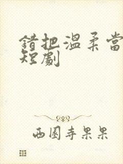 错把温柔当深情短剧