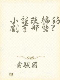 小说改编的电视剧有哪些?