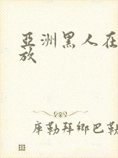 亚洲黑人在线播放