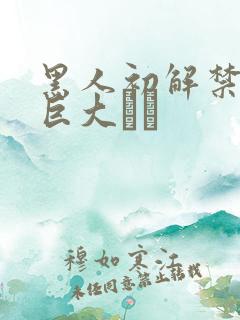 黑人初解禁黑人巨大マラ