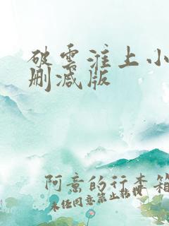 破云淮上小说未删减版