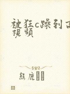 被狂c躁到高潮视频