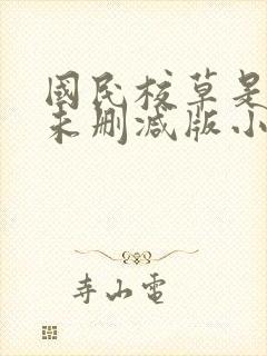 国民校草是女生未删减版小说