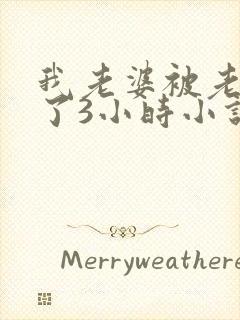 我老婆被老外躁了3小时小说