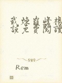 武炼巅峰杨开小说免费阅读