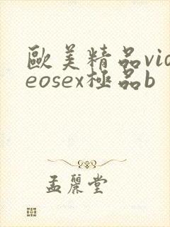 欧美精品videosex极品b