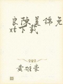 良陈美锦免费txt下载