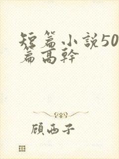 短篇小说500篇高干