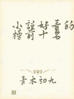 小说好看的排行榜前十名