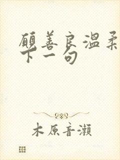 愿善良温柔以待下一句