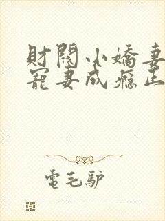 财阀小娇妻谢少宠妻成瘾正版