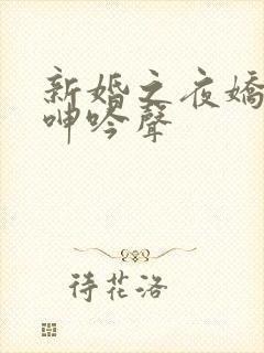 新婚之夜娇妻呻呻吟声