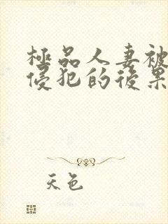 极品人妻被黑人侵犯的后果