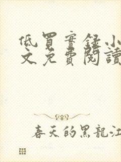 低买实录小说全文免费阅读最新章节