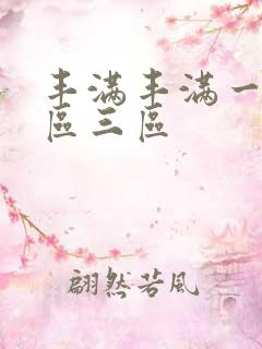 丰满丰满一区二区三区