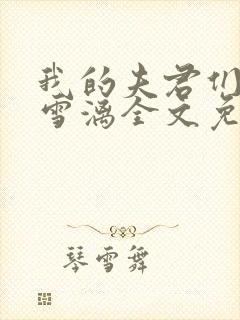 我的夫君们by雪漓全文免费阅读