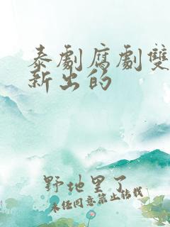 泰剧腐剧双男主新出的