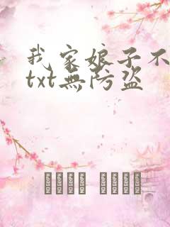 我家娘子不对劲txt无防盗
