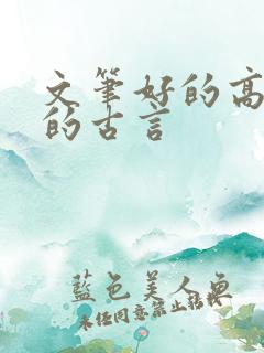 文笔好的高质量的古言