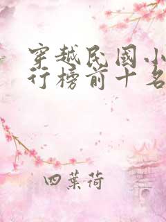 穿越民国小说排行榜前十名完结篇