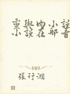 灵与肉小说原著小说在哪看