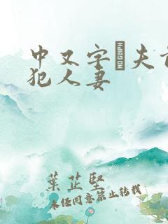 中又字菷夫前侵犯人妻