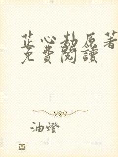 芷心劫原著小说免费阅读