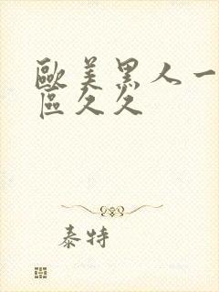 欧美黑人一区二区久久