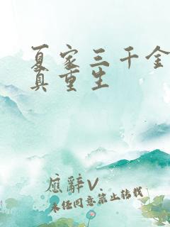 夏家三千金杨真真重生