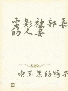 电影被部长玩弄的人妻