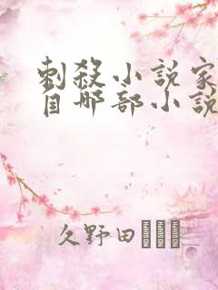 刺杀小说家改编自哪部小说