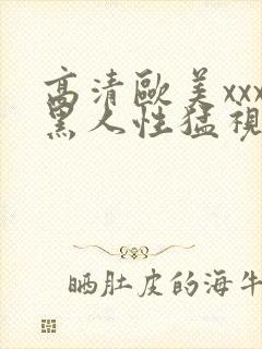 高清欧美xxx黑人性猛视频