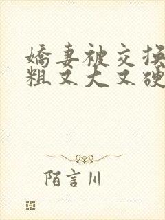 娇妻被交换黑人粗又大又硬连载中