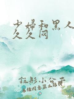 少妇和黑人4p久久网