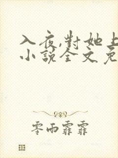 入夜,对她上瘾小说全文免费阅读