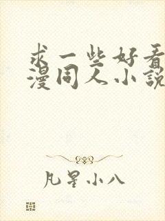 求一些好看的动漫同人小说