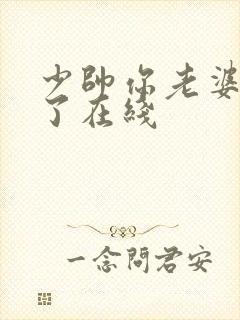 少帅你老婆又跑了在线