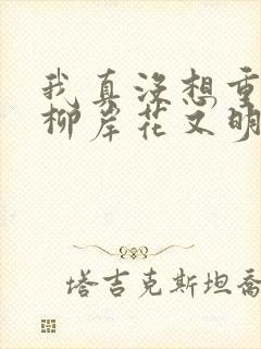 我真没想重生啊柳岸花又明完本