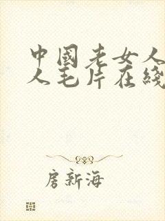 中国老女人与黑人毛片在线