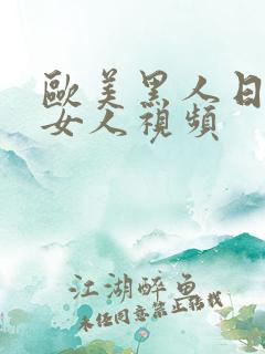 欧美黑人日亚洲女人视频