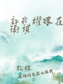 许我耀眼在哪个卫视