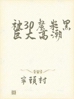 被30厘米黑人巨大高潮