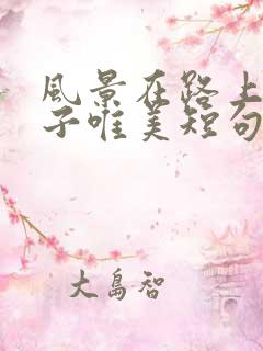 风景在路上的句子唯美短句