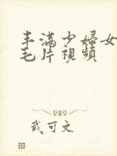 丰满少妇女人a毛片视频