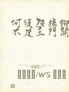 何须怨杨柳春风不度玉门关出自哪一首边塞诗